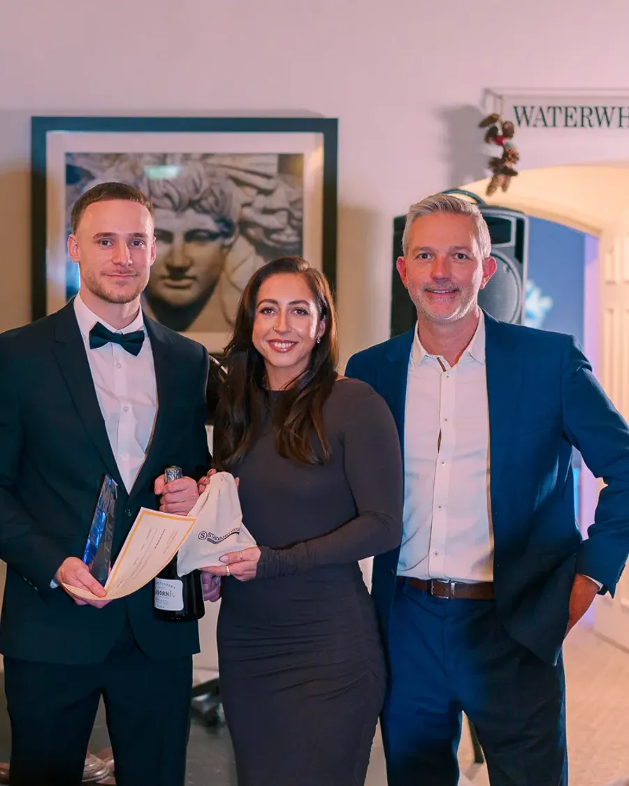Award ceremony group photograph at a Cambridge event by Immortal Photography