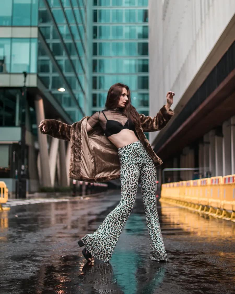 Urban editorial fashion portrait in denim by Immortal Photography